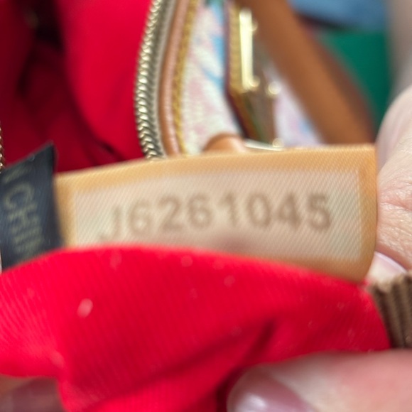 Dooney & Bourke Purse Hydrangea floral satchel crossbody leather - Picture 11 of 12